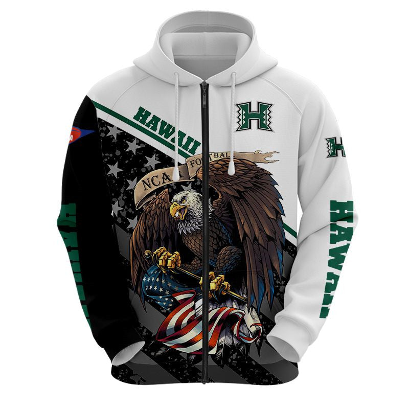 Hawaii Warriors Eagle Hoodie - Warrior Pride
